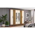 Guarda-roupa Com Espelho 6 Portas 2 Gavetas Sevilha Multimóve