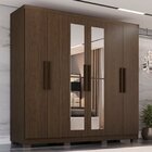 Guarda-roupa Com Espelho 6 Portas 4 Gavetas Sevilha Prime Cac