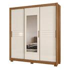 Guarda Roupa Com Espelho Apolo Freijó/off White