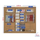 Guarda Roupa Com Espelho Casal 3 Portas 6 Gavetas 100% Mdf Mi