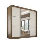 Guarda Roupa Com Espelho Casal 3 Portas 6 Gavetas 100% Mdf Te