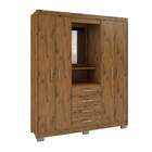 Guarda-roupa Com Espelho Casal Primacy 4 Pt 4 Gv Ipê