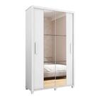 Guarda Roupa Com Espelho Cesena Branco