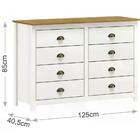 Guarda Roupa Com Espelho E Comoda Madeira Maciça 9128x9129x91