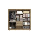 Guarda Roupa Com Espelho E Pés 6 Portas 3 Gavetas Kappesberg