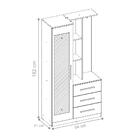 Guarda Roupa Com Espelho Perry Branco