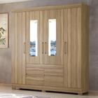 Guarda Roupa Com Espelho Salerno Amendola