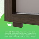 Guarda-roupa Com Espelho Solteiro 2 Portas 2 Gavetas Costa Ri