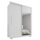 Guarda-roupa Com Espelho Solteiro 2 Portas 2 Gavetas Costa Ri