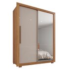 Guarda-roupa Com Espelho Solteiro 2 Portas 2 Gavetas Costa Ri