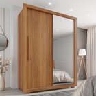 Guarda-roupa Com Espelho Solteiro 2 Portas 2 Gavetas Costa Ri