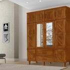 Guarda-roupa Com Espelho Winchester Castanho