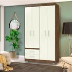 Guarda Roupa Com Pé Cappuccino Off White Primacy Batrol