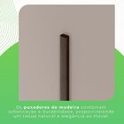 Guarda Roupa Com Pés 2 Portas 6 Gavetas Luana Savana/off