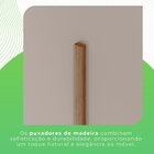 Guarda-roupa Com Pés Casal 3 Portas 9 Gavetas Luana