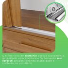 Guarda-roupa Com Pés E Espelho Casal 3 Portas 9 Gavetas Luana