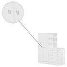 Guarda Roupa Cômoda Infantil Mágica 2 Portas 3 Gavetas Branco