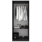 Guarda-roupa Compacto 2 Portas Monarca Preto