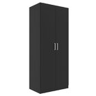 Guarda-roupa Compacto 2 Portas Monarca Preto