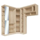 Guarda-roupa Conjugado 5 Portas Nicho Móveis Castro Nogueira/