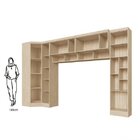 Guarda-roupa Conjugado Solteiro 4 Portas Com Nicho Móveis Cas