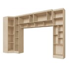 Guarda-roupa Conjugado Solteiro 4 Portas Com Nicho Móveis Cas