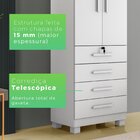 Guarda-roupa Conjulgado 2 Portas 4 Gavetas New Maia Branco