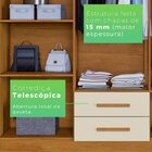 Guarda-roupa Copacabana New 6 Portas Com Espelho Cinamomo/off