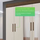 Guarda-roupa Copacabana New 6 Portas Com Espelho Imbuia/off W