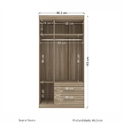 Guarda Roupa Cortez Saara