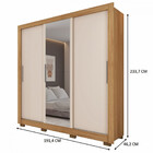 Guarda Roupa Curitiba 3 Portas De Correr E 2 Gavetas Com Espe