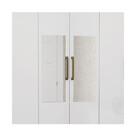 Guarda-roupa D22 6 Portas 6 Gavetas Com Espelho E Pés