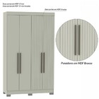 Guarda Roupa Dakota 4 Portas Off White - Olivar Móveis