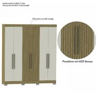 Guarda Roupa Dakota 6 Portas Freijo Frj Ac Off White Ac Freij