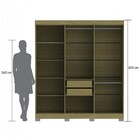 Guarda Roupa Dakota 6 Portas Freijo Frj Ac Off White Ac Freij