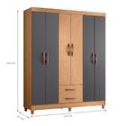 Guarda Roupa Dalia Freijo Titanium