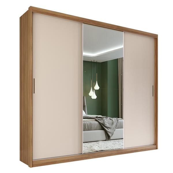 Guarda Roupa Dalila 3 Portas, 2 Gavetas E 4 Cabideiros Flex C