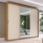 Guarda Roupa Dalila 3 Portas, 2 Gavetas E 4 Cabideiros Flex C