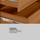 Guarda Roupa Dalila 3 Portas, 4 Gavetas E 4 Cabideiros Flex C