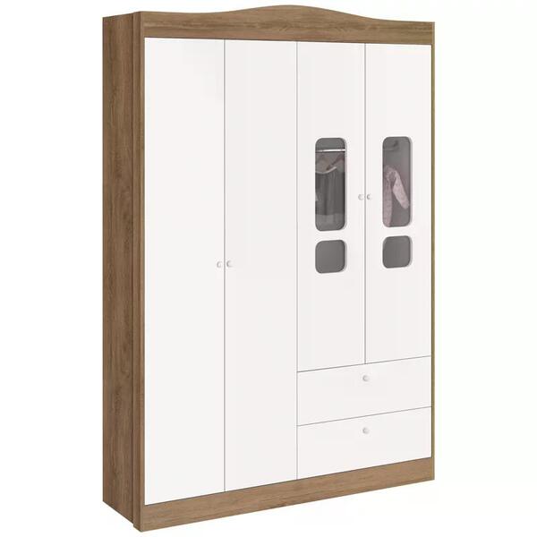 Guarda Roupa Danny 4 Portas - Reller Móveis