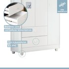 Guarda Roupa De Bebê 100% Mdf 3 Portas 2 Gavetas Life Flex Co