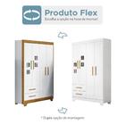 Guarda Roupa De Bebê 4 Portas 2 Gavetas Fly Tigus Baby - Bran