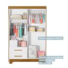 Guarda Roupa De Bebê 4 Portas 2 Gavetas Fly Tigus Baby - Bran