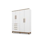 Guarda Roupa De Bebê 4 Portas 4 Gavetas Aquarela Incabrás Móv