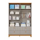 Guarda Roupa De Bebê 4 Portas 4 Gavetas Chantilly Expresso Mó