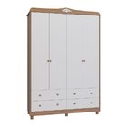 Guarda Roupa De Bebê 4 Portas 4 Gavetas Maya Clássico Espress