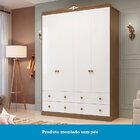 Guarda Roupa De Bebê 4 Portas 4 Gavetas Maya Clássico Espress