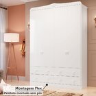 Guarda Roupa De Bebê 4 Portas 4 Gavetas Maya Clássico Espress