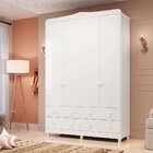 Guarda Roupa De Bebê 4 Portas 4 Gavetas Maya Clássico Espress