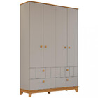 Guarda Roupa De Bebê 4 Portas 4 Gavetas Mdf Liza Permobili